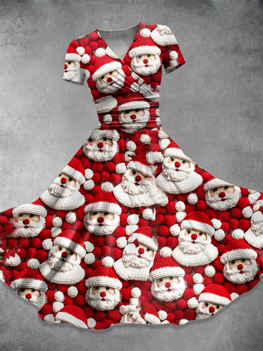 Women's Christmas Gift Christmas Tree Print Design Maxi Dress
