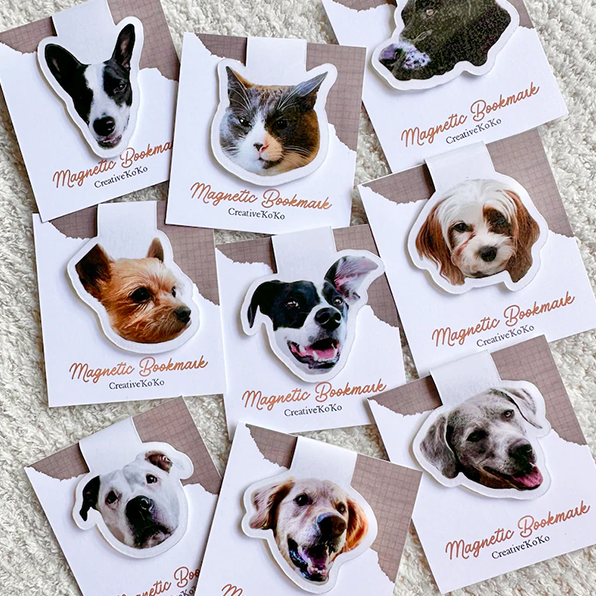 Custom Pet Bookmarks Personalized Dog Bookmarks Perfect Gift for Dog Lovers