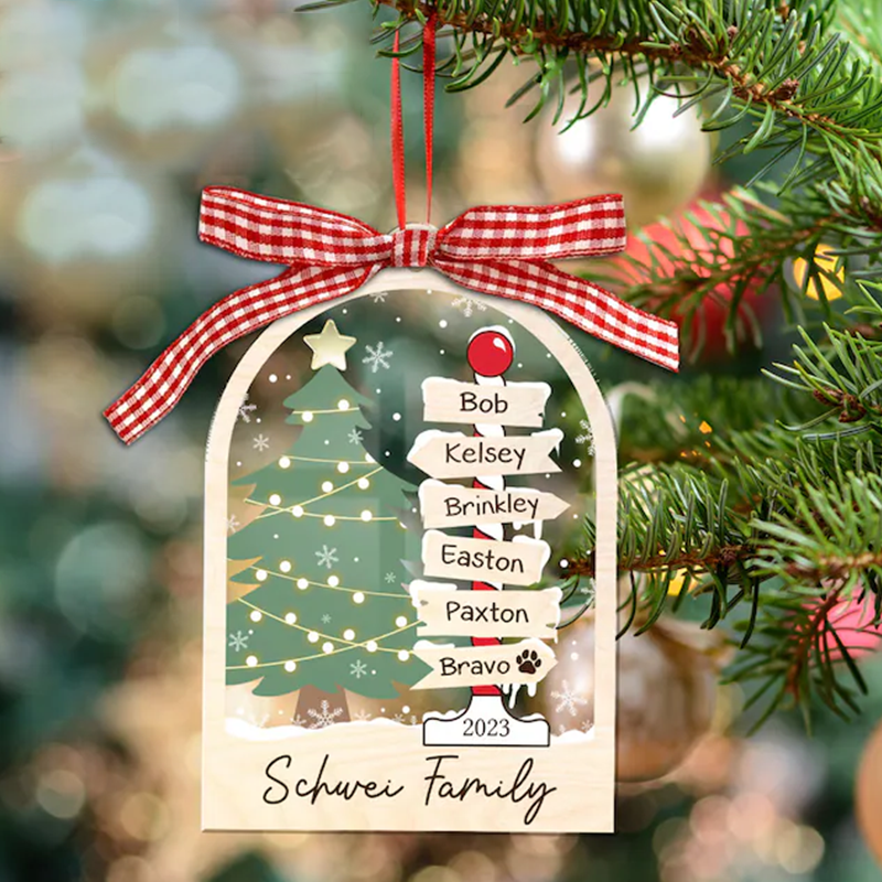 Personalized Christmas Trees For Home Decoration 2023 – Elevate Your Home with Unique Family Ornaments
