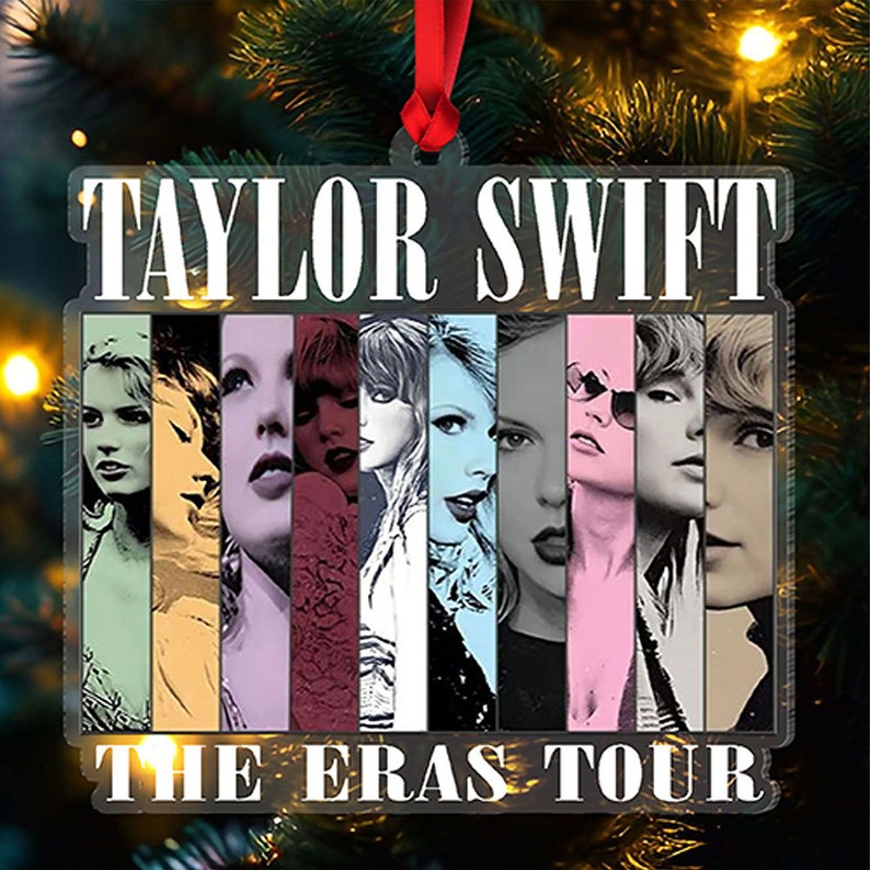 Taylor Christmas Ornament - Taylor Christmas Ornament Shape, Albums as Books, Custom Swiftie Fan Gifts 2023 Christmas Memorial
