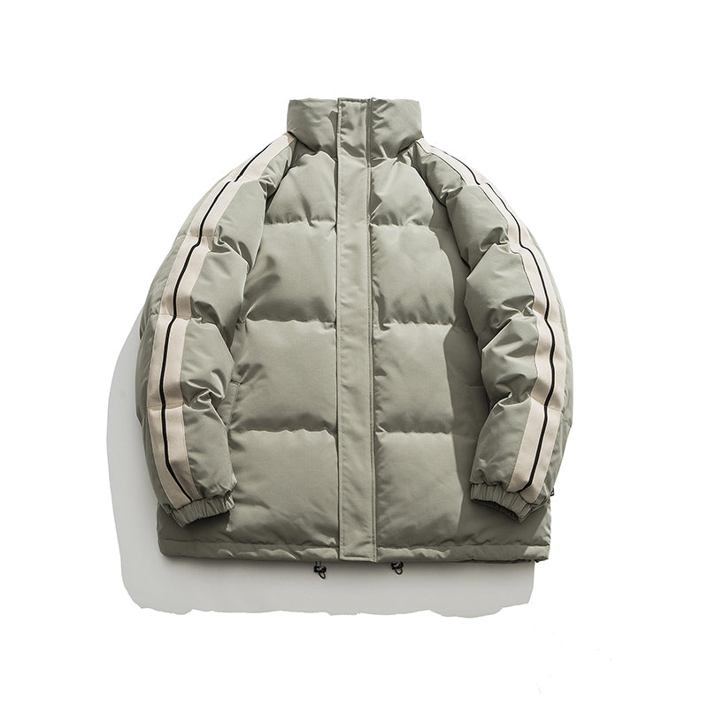 [Warm Winter Series]Loose Puffer Jacket With Hood -Mens Puffer Jacket With Hood - Puffer Coat With Hood Women's - Down Coat - Puffer Hooded Jacket