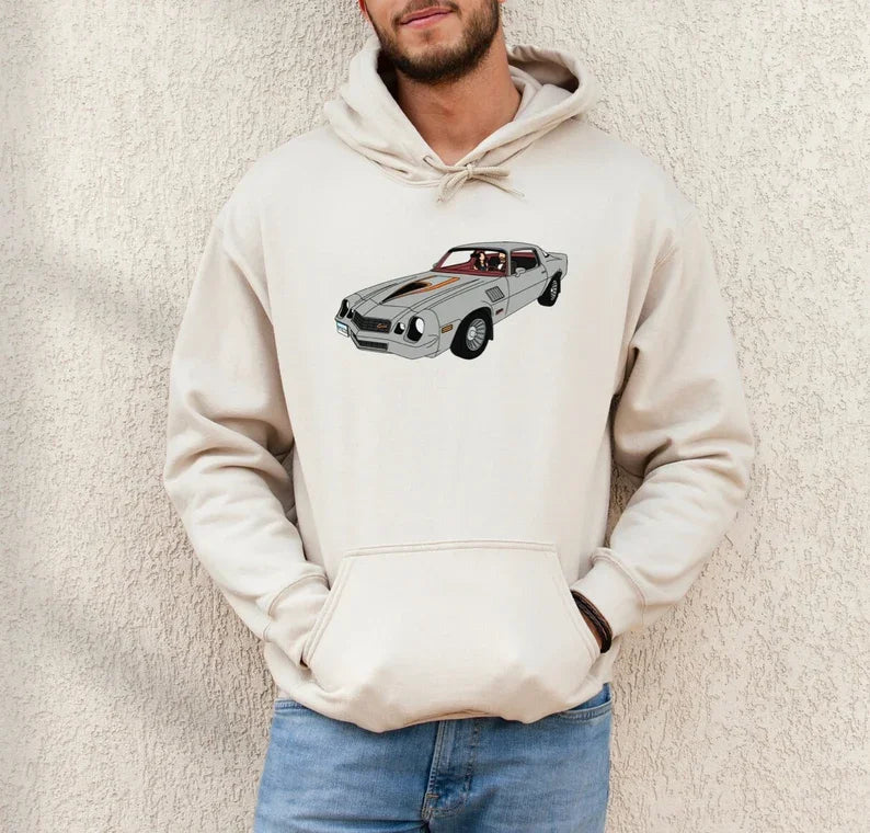 Customized Car Craft Hoodies, Car Enthusiast Gifts - Custom portrait car Sweatshirt - Dad Gift for Father's Day, father's day gift for him, Car lover gift