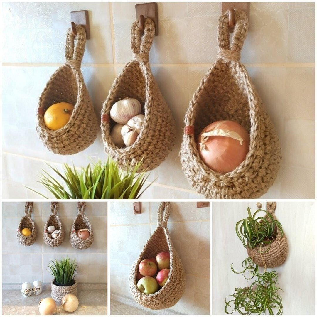 LAST DAY 50% OFF-Hanging Wall Vegetable Fruit Baskets