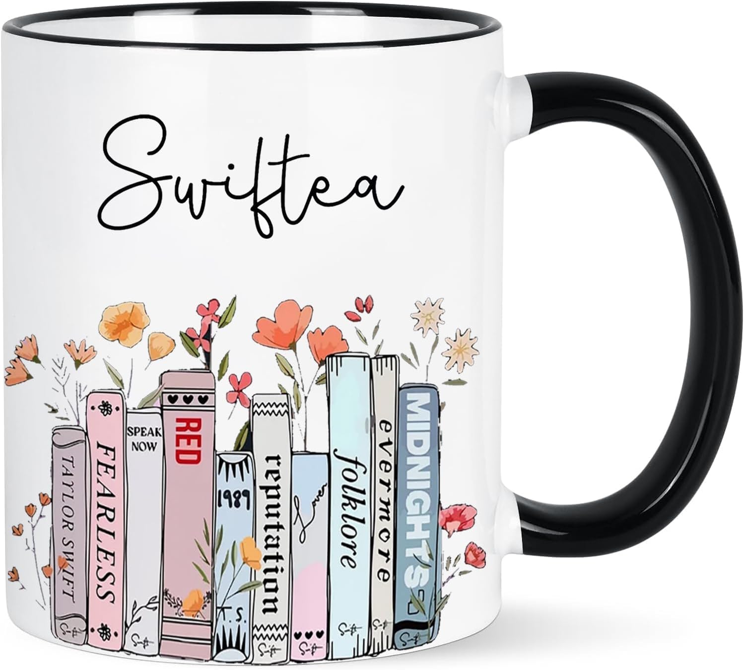 Taylor Swift Mug - Taylor Swift Tumbler Cup Singer Fans,  Taylor Swift Eras Mug Swiftea Tea Mug - Merchandise for Taylor Fans Women and Girls