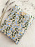 Embroidered Daisy Book Sleeve, Floral Padded Book Cover, Book and Kindle Accessory, Book Protector