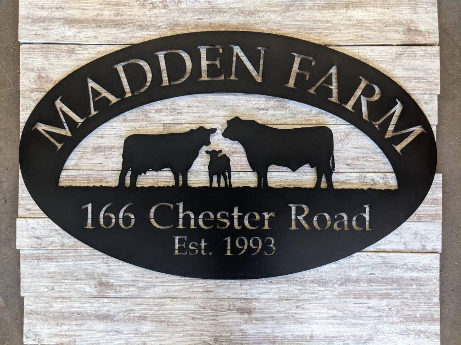 Farm Sign or Ranch Sign, Personalized Sign, Family Name Sign