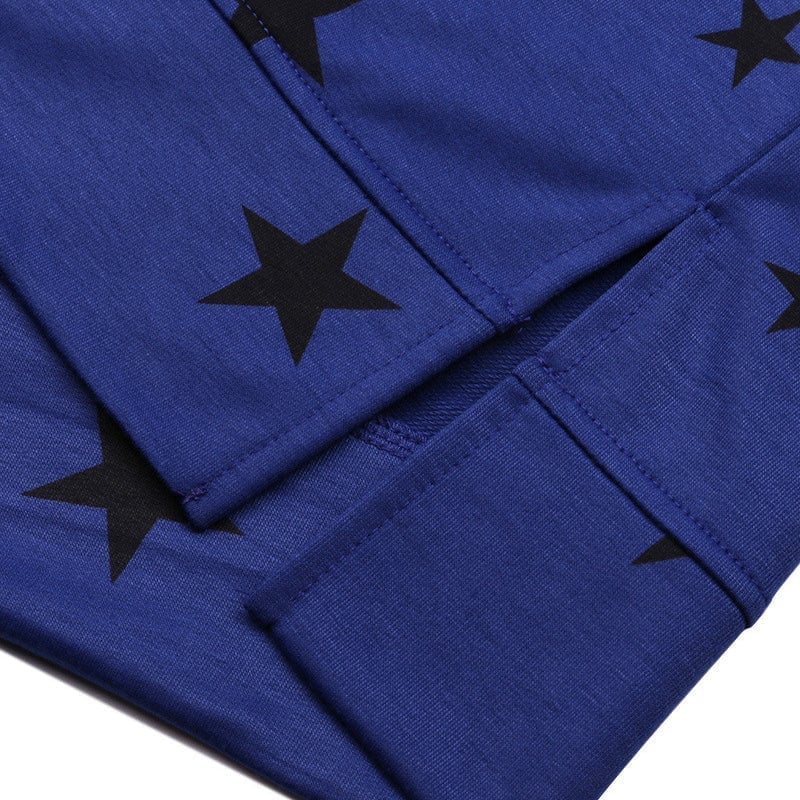 Buy 3 get free shipping-Oversized Long Sleeve Star T-Shirt