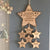 Hanging Family Stars, Personalised Family Tree Wall Hanging