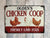 Chicken Coop Sign Personalised, Indoor Outdoor Custom Metal Sign, Home, Farm, Hen Hut
