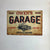 Garage Sign Personalised, Service & Repairs, Open 24 Hours, Metal Garage Sign,