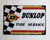 Dunlop Tyre Service, Vintage Advertisement, Metal Garage, Man Cave Sign