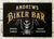 Bar Sign Personalised Biker Bar, Motorcycle Sign Personalised, Metal Sign, Motorbike, Biker Gift