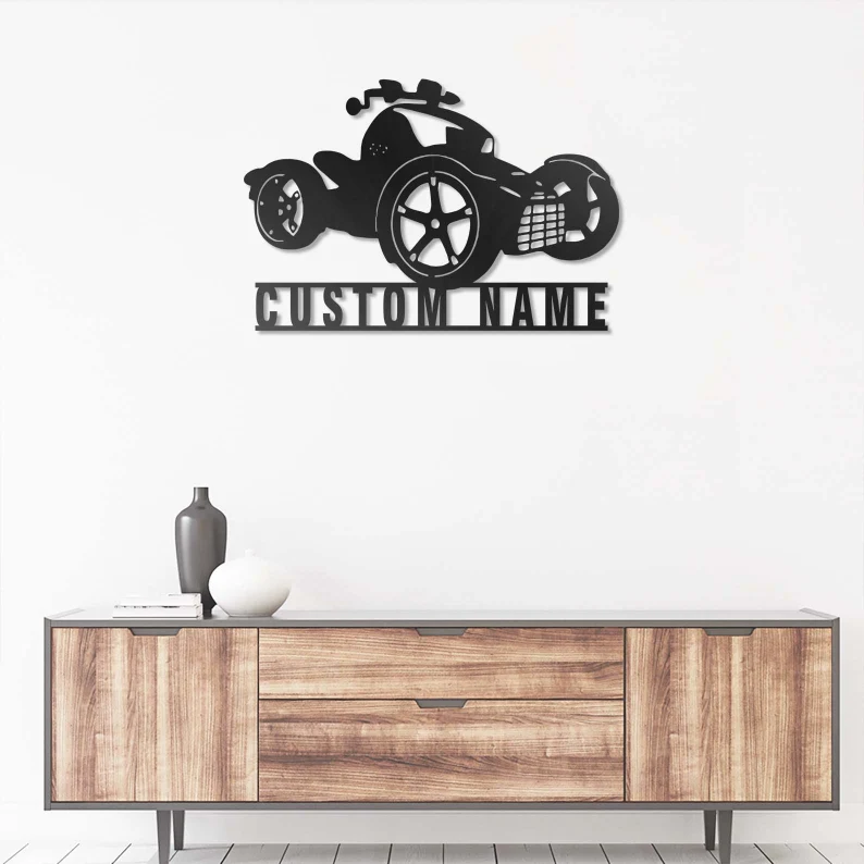 Custom Name Sign - Can Am Spyders Motorcycle Metal Sign