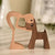 The Love Between You And Your Fur-Friend - Gift For Pet Lovers - Wooden Pet Carvings, Wood Sculpture Table Ornaments, Carved Wood Decor